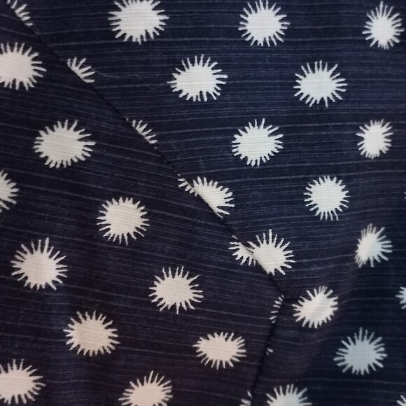 BODEN navy and white starburst polka dots mini skirt - Picture 7 of 10